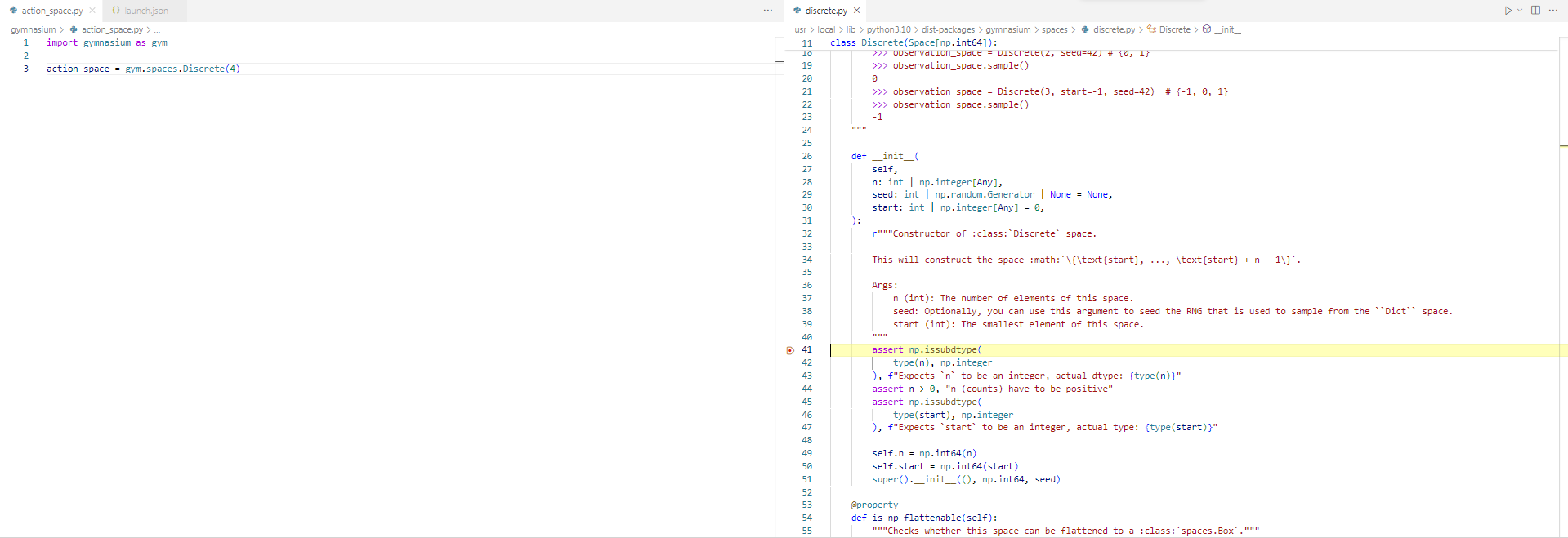 JustMyCode configuration