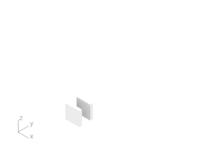 Two WFC runs: collapse order on the left, finished structure on the right of each pair (1 of 2)